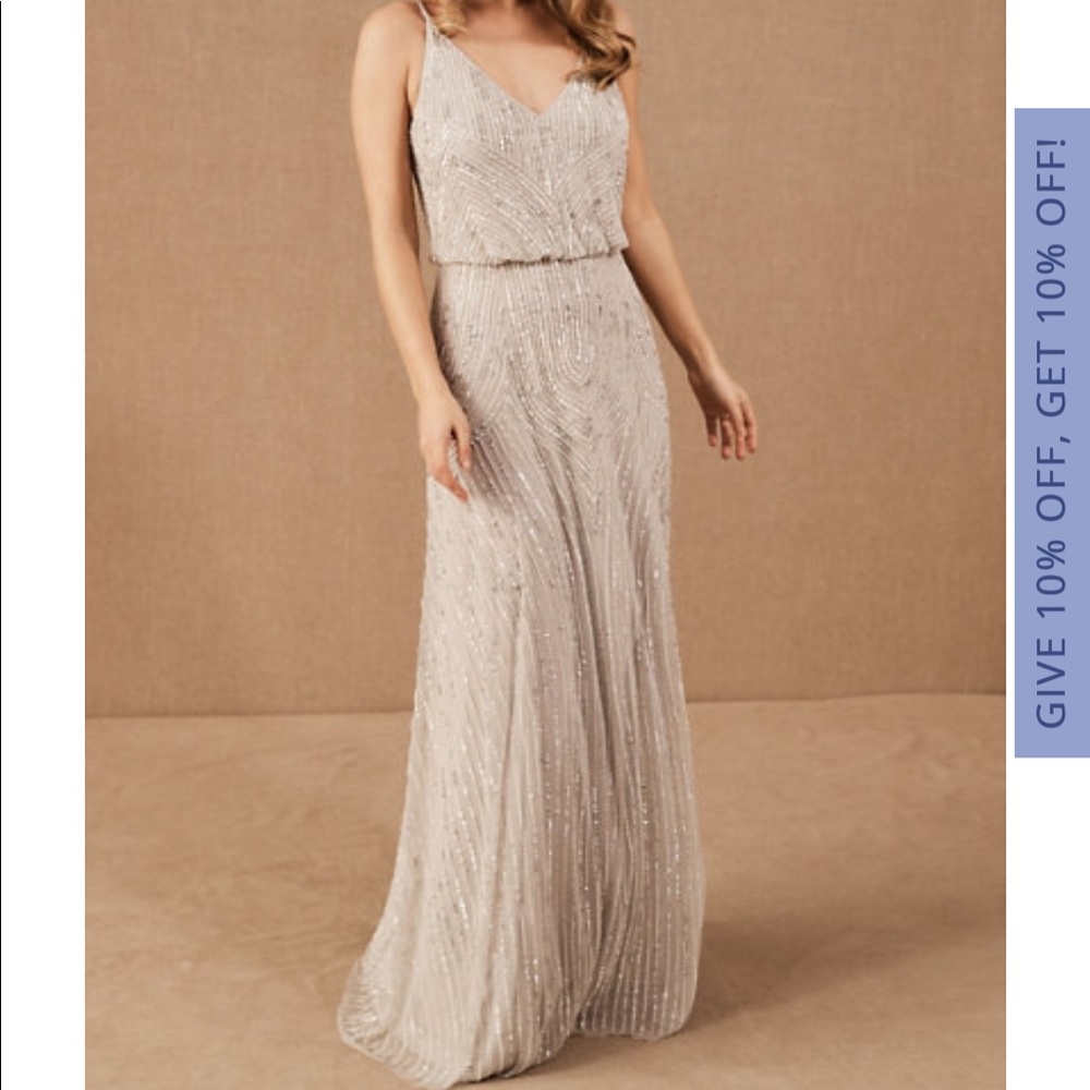 BHLDN Fidelia Beaded Maxi Dress